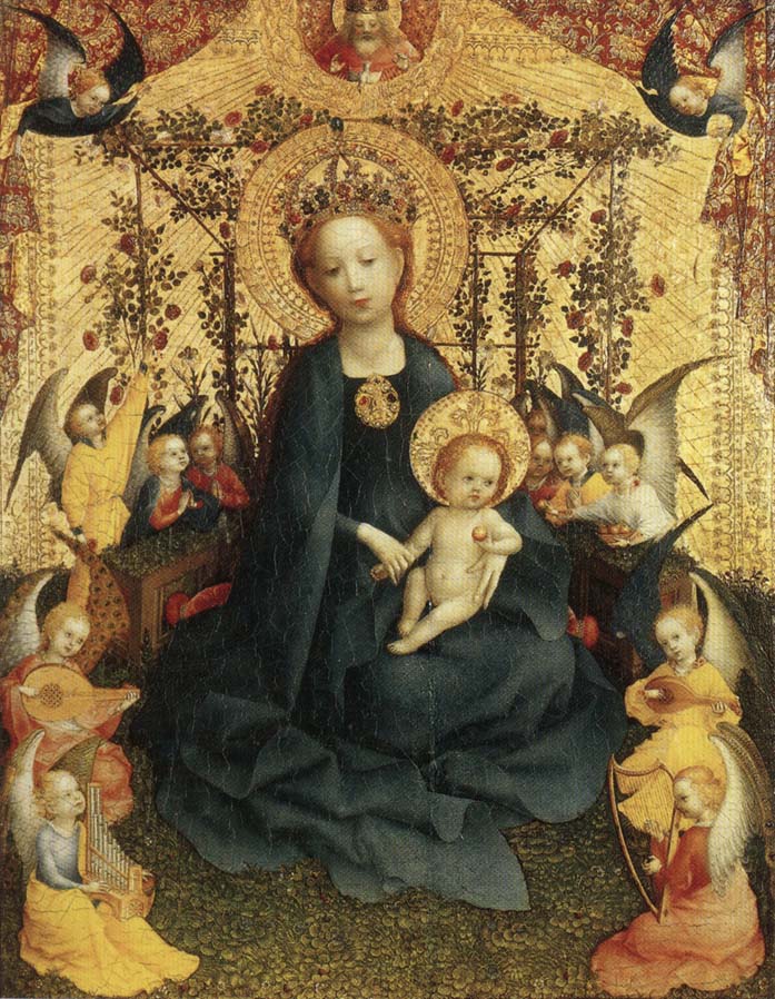 Stefan Lochner Madonna of the Rose Bower